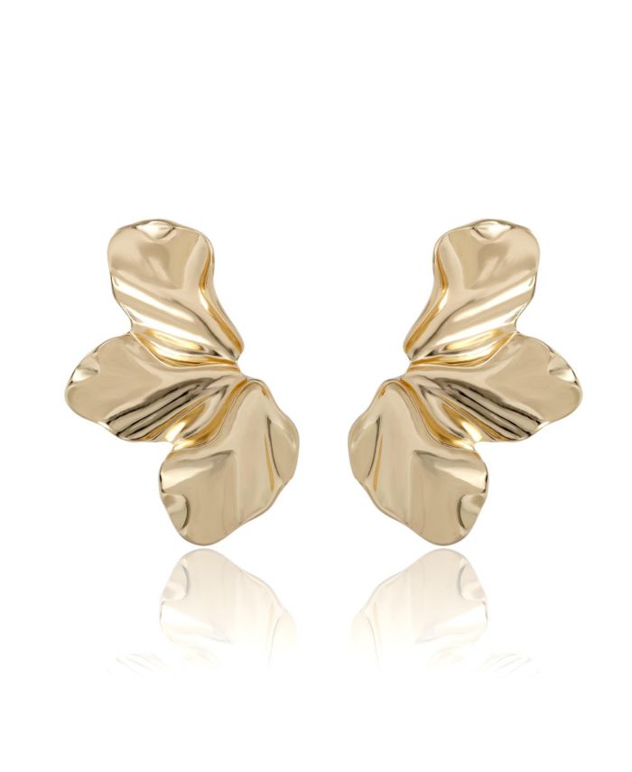 BCBG -Tone Leaf Statement Earrings