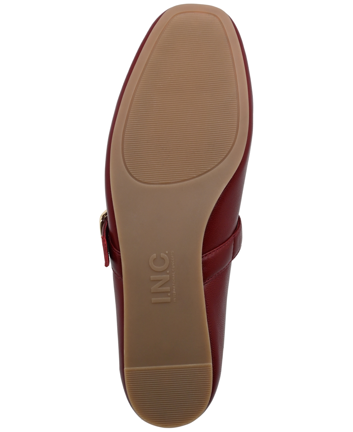 Inc International Concepts Women's Lannettee Mary Jane Flats, Macy's Exclusive In Red