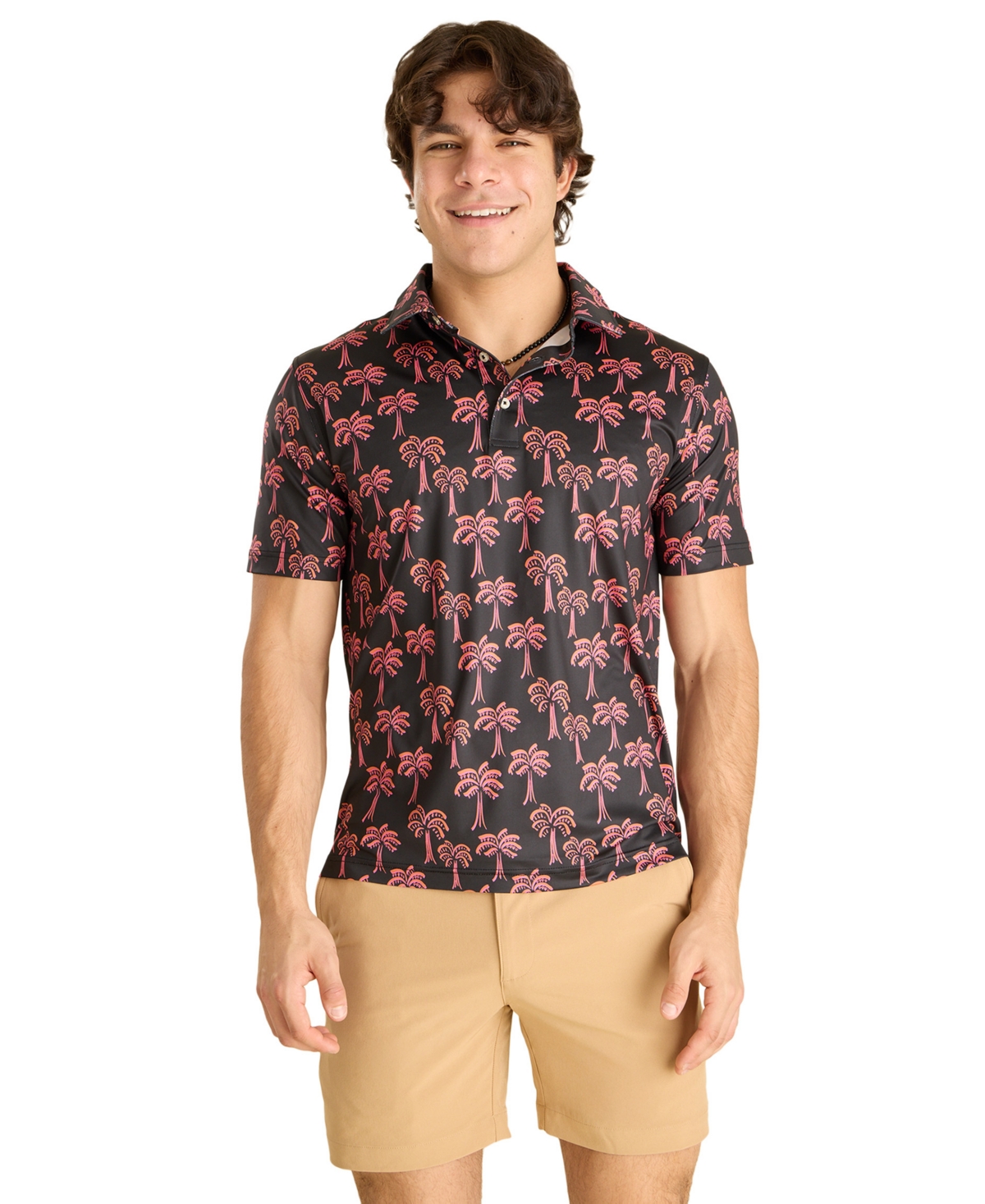 Chubbies Men's Theâ Tropical Night Performance Polo Shirt In Multi