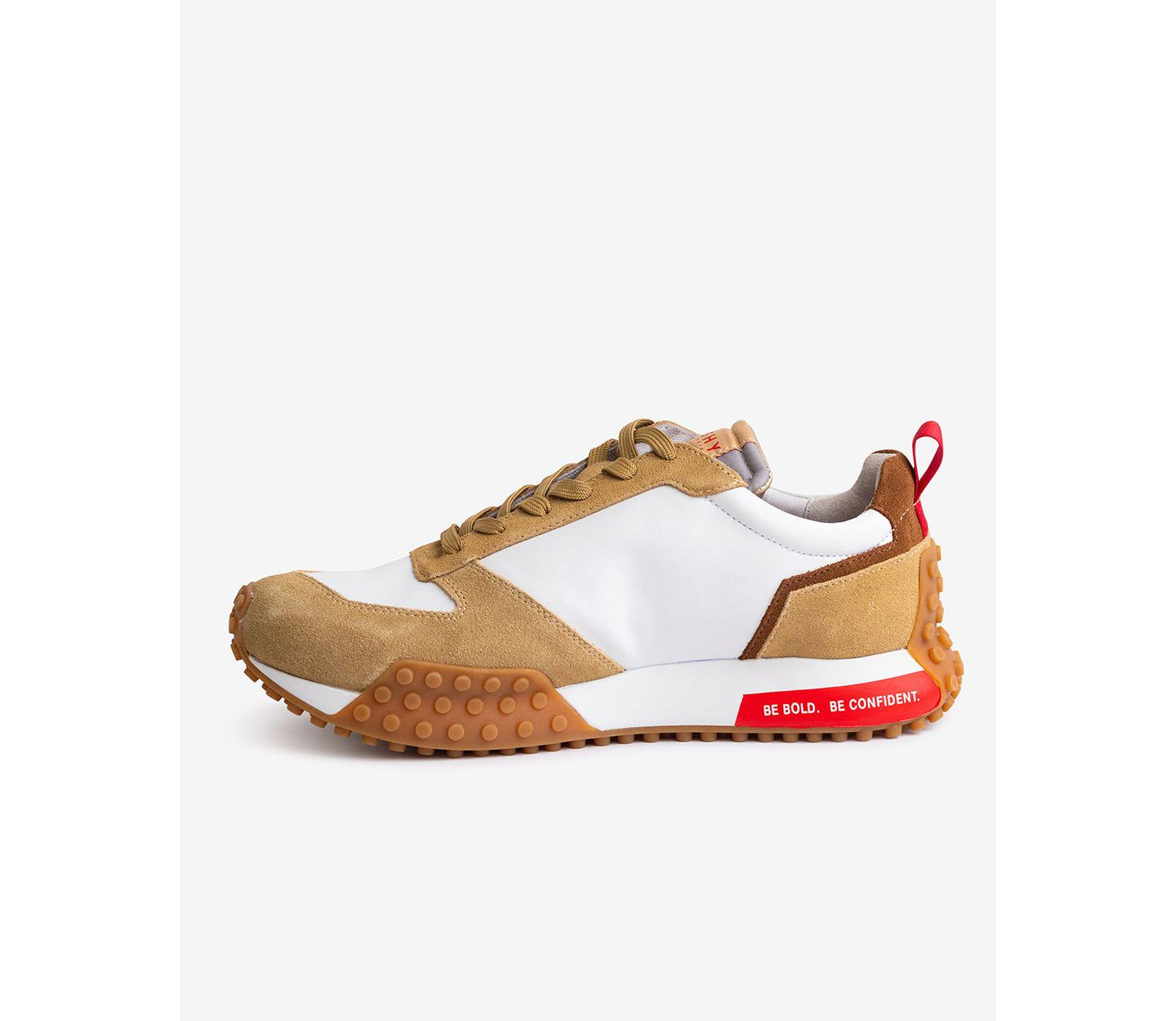 Мужские кроссовки FRESHY Smoove Trainer Core, цвет: Коньячный / Белый — фото 6