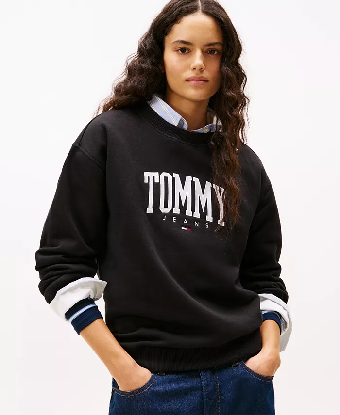 Women's Collegiate Crewneck Logo Sweatshirt - thumbnail 2