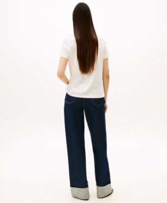 Women's Regular Fit Party Flag T-Shirt