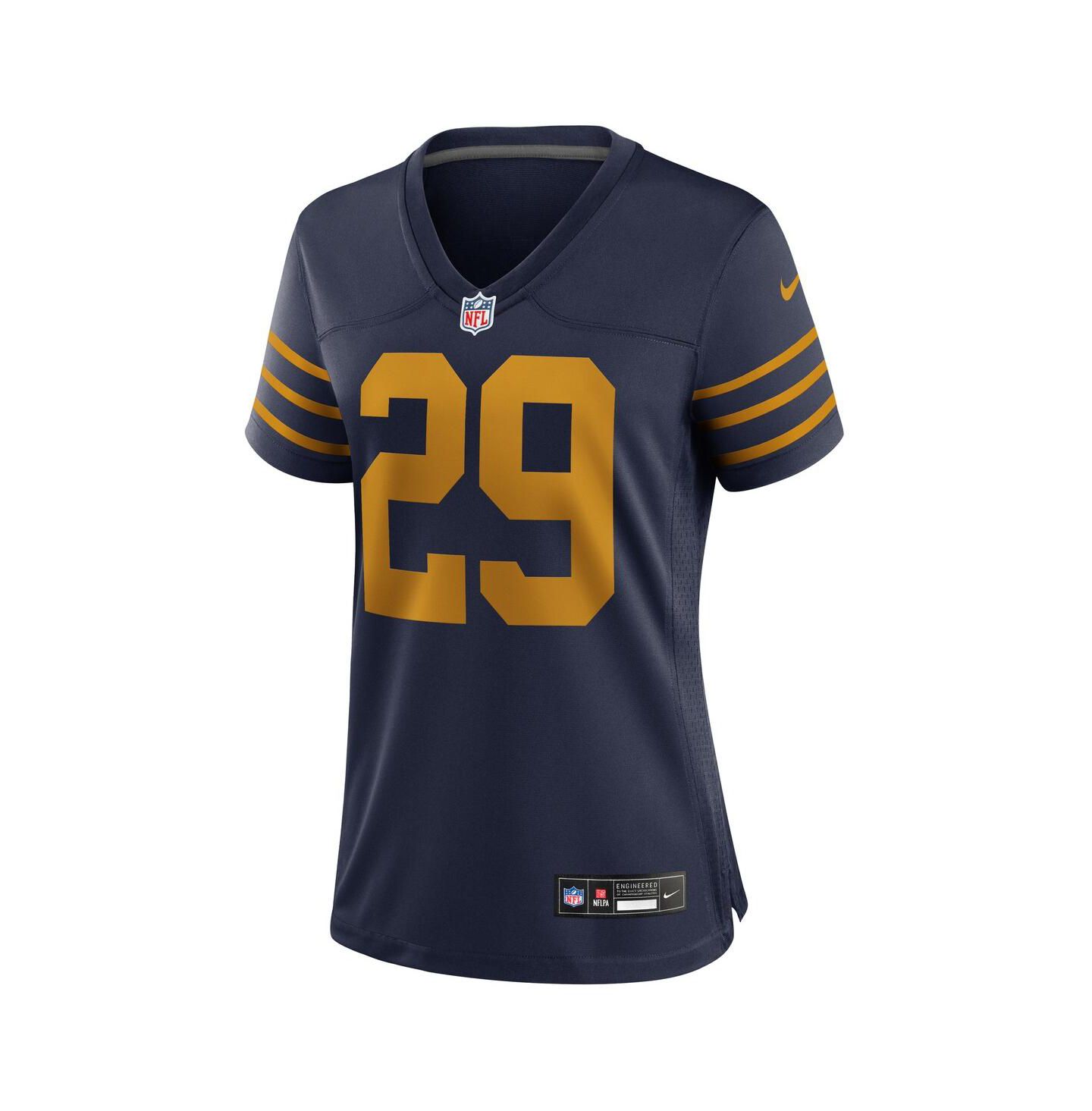 Женский топ Nike Xavier McKinney Navy Green Bay Packers The 1923 Classic Game Jersey — фото 2