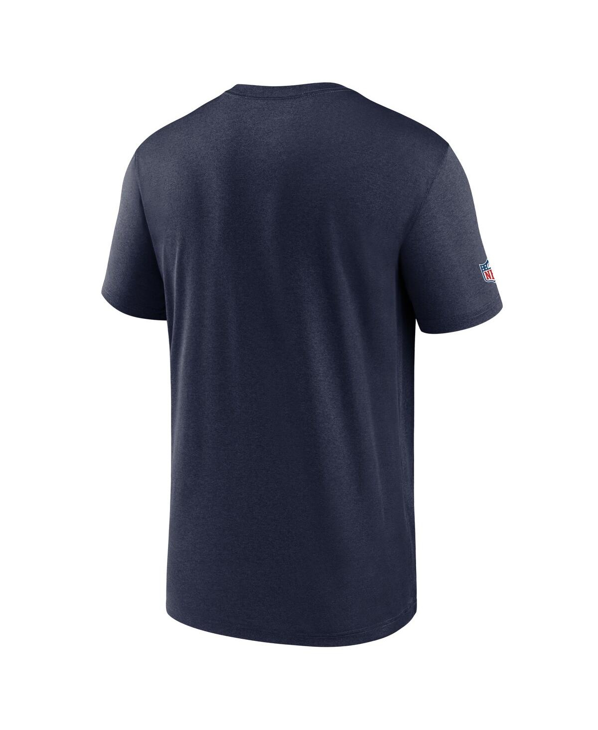 Nike Navy Green Bay Packers The 1923 Classic Sideline Logo Dri-fit Legend T-shirt In Blue