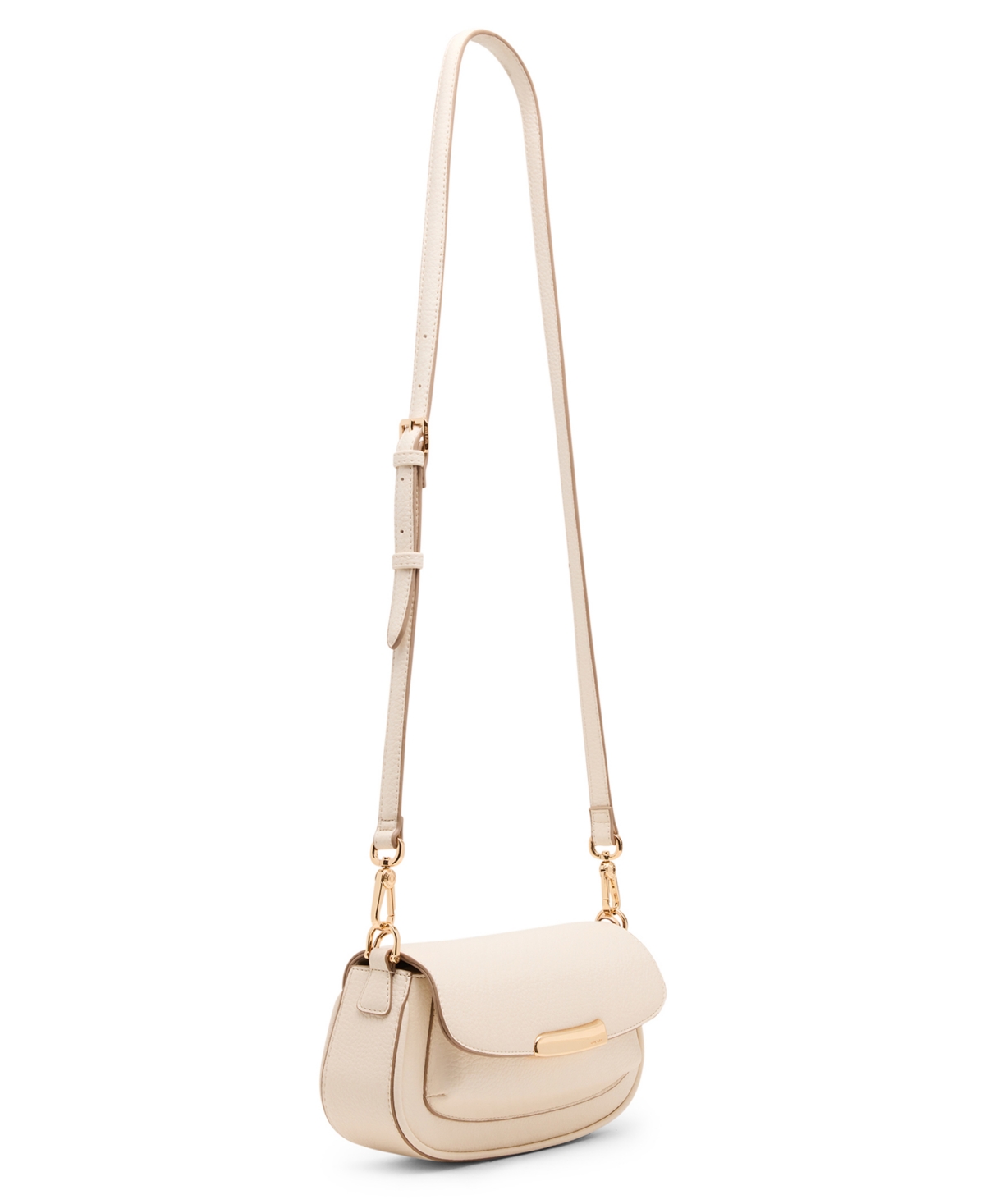 Anne Klein East West Convertible Strap Shoulder Bag In White