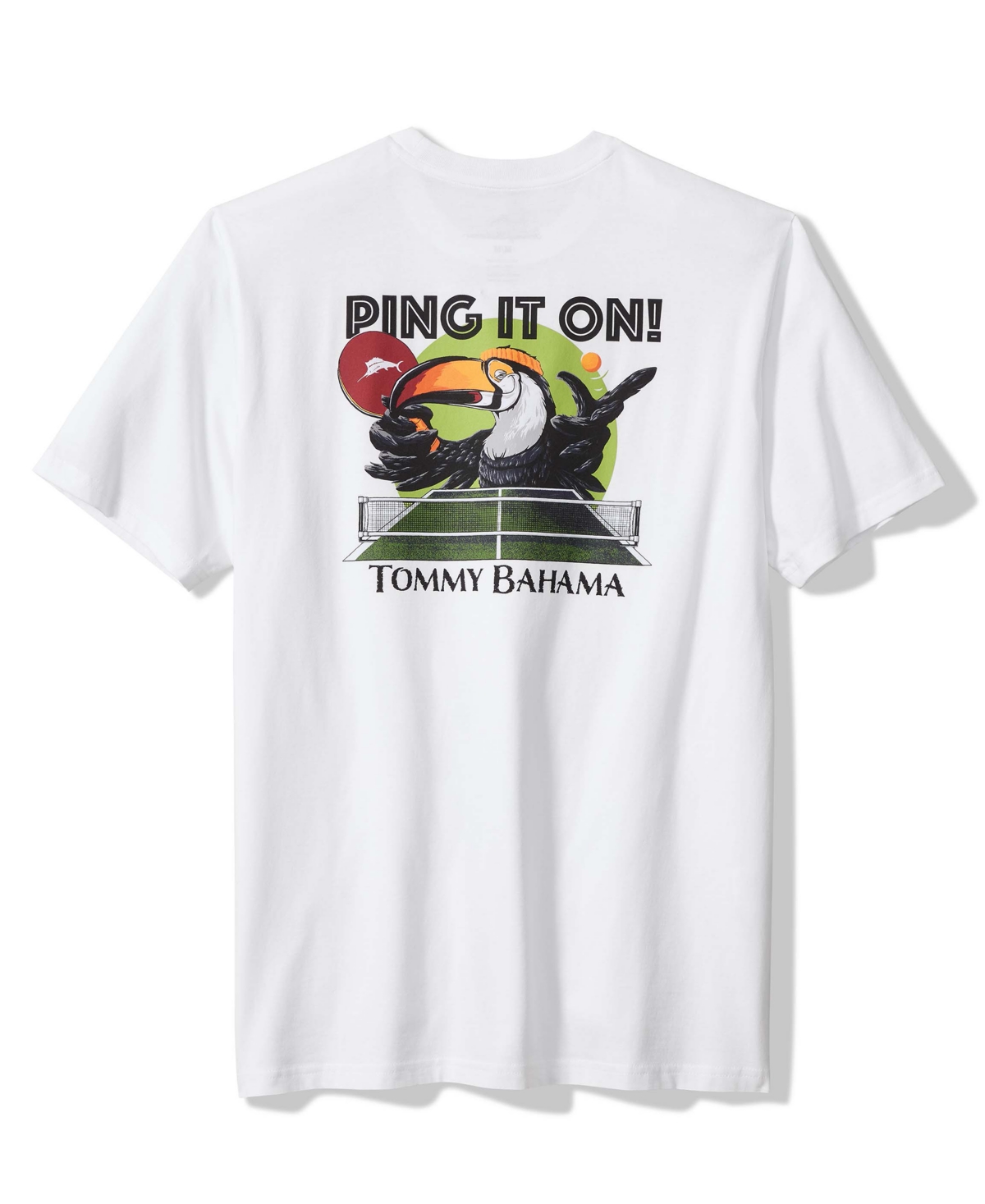 Tommy Bahama Men's Ping It On Short Sleeve T-shirt In White