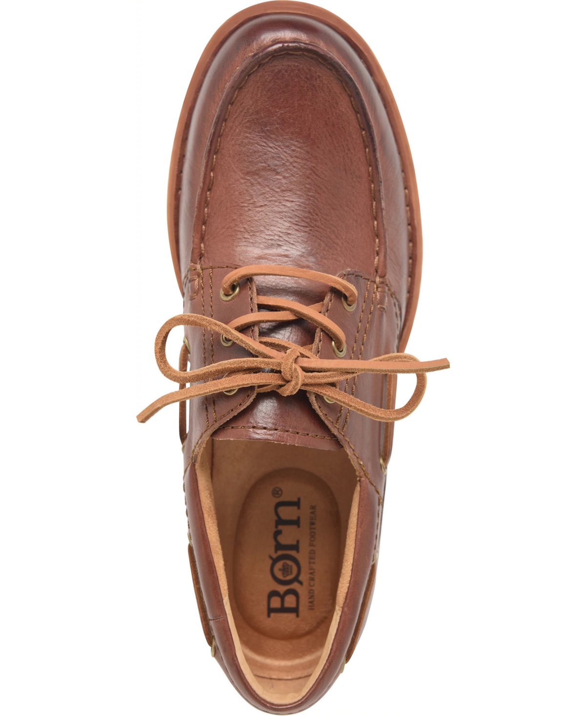 Born Men's Explorer Eye Boat Shoe In Brown
