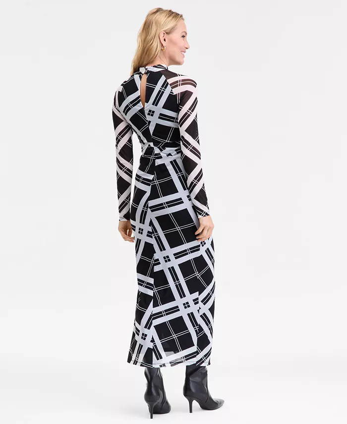 Women's Side-Ruched Maxi Dress - thumbnail 2