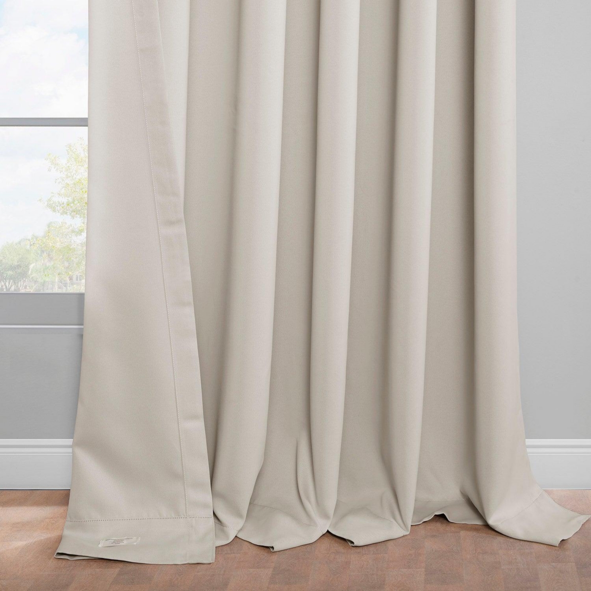 Half Price Drapes Extra Wide Room Darkening Curtain