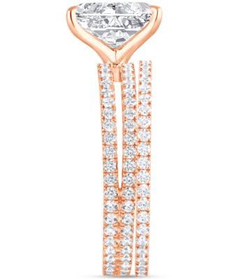 Certified Lab Grown Diamond Radiant Bridal Set (3 ct. t.w.) in 14k Gold