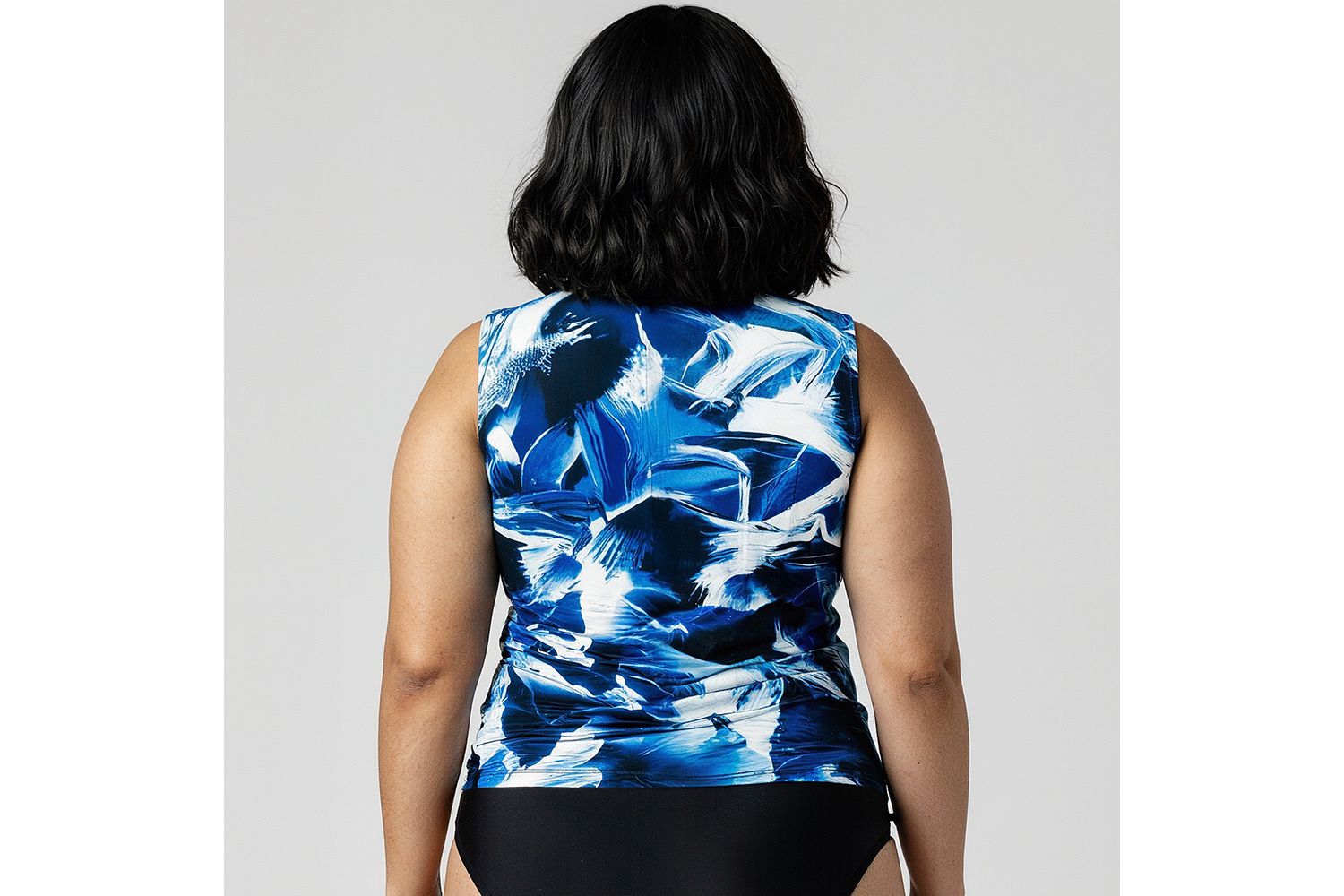 Plus Size Closed Back UPF 50+ Tankini Maya Swim Top