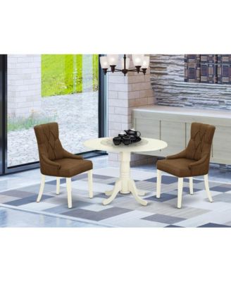Round Dining Table And 2 Dining Chairs Dining Room Set