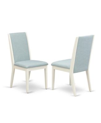 7-Piece Set – Solid Wood and Linen Fabric –Upholstered Full Back Chairs, Rectangular Tabletop – Dining Room Table Set