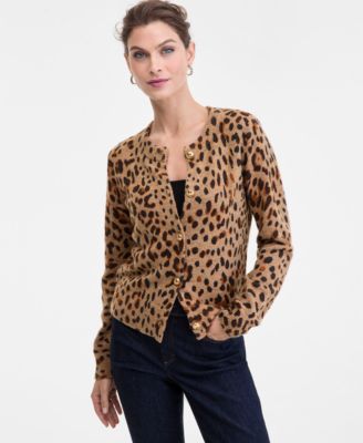 I.N.C. International Concepts - Women's Animal-Print Cardigan
