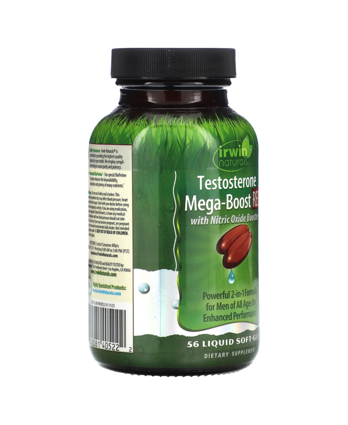 Irwin Naturals Testosterone Mega-Boost Red