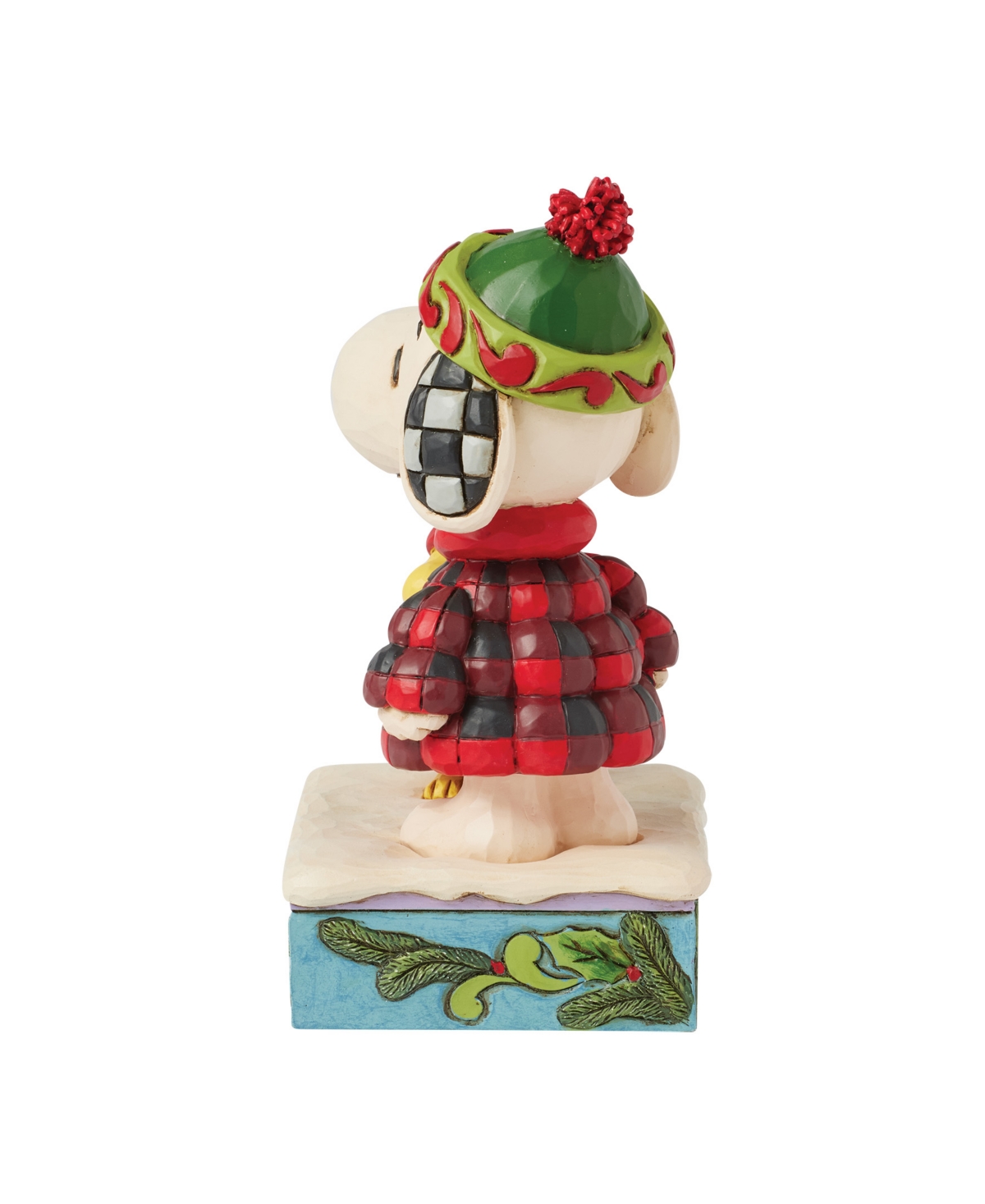 Jim Shore Snoopy And Woodstock Puffer Figurine In Multi