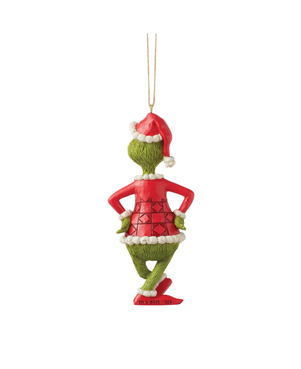 Jim Shore Grinch With Hands On Hips Ornament In Multi
