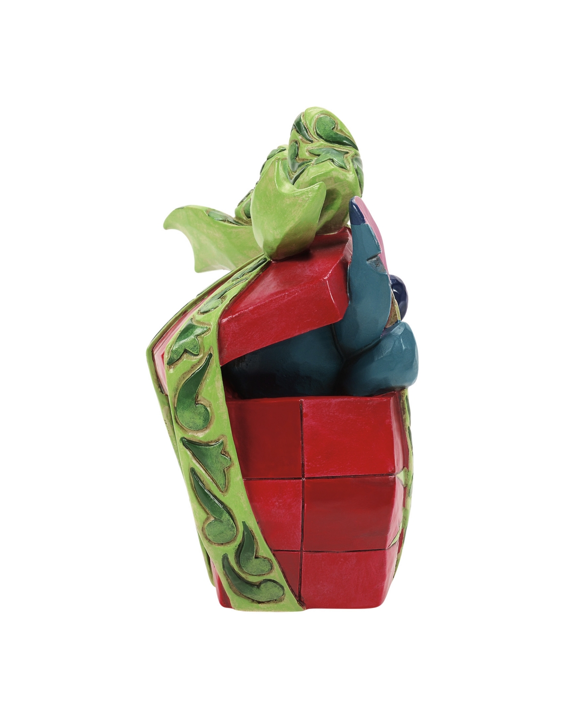 Jim Shore Stitch Tearing Present Figurine In Multi