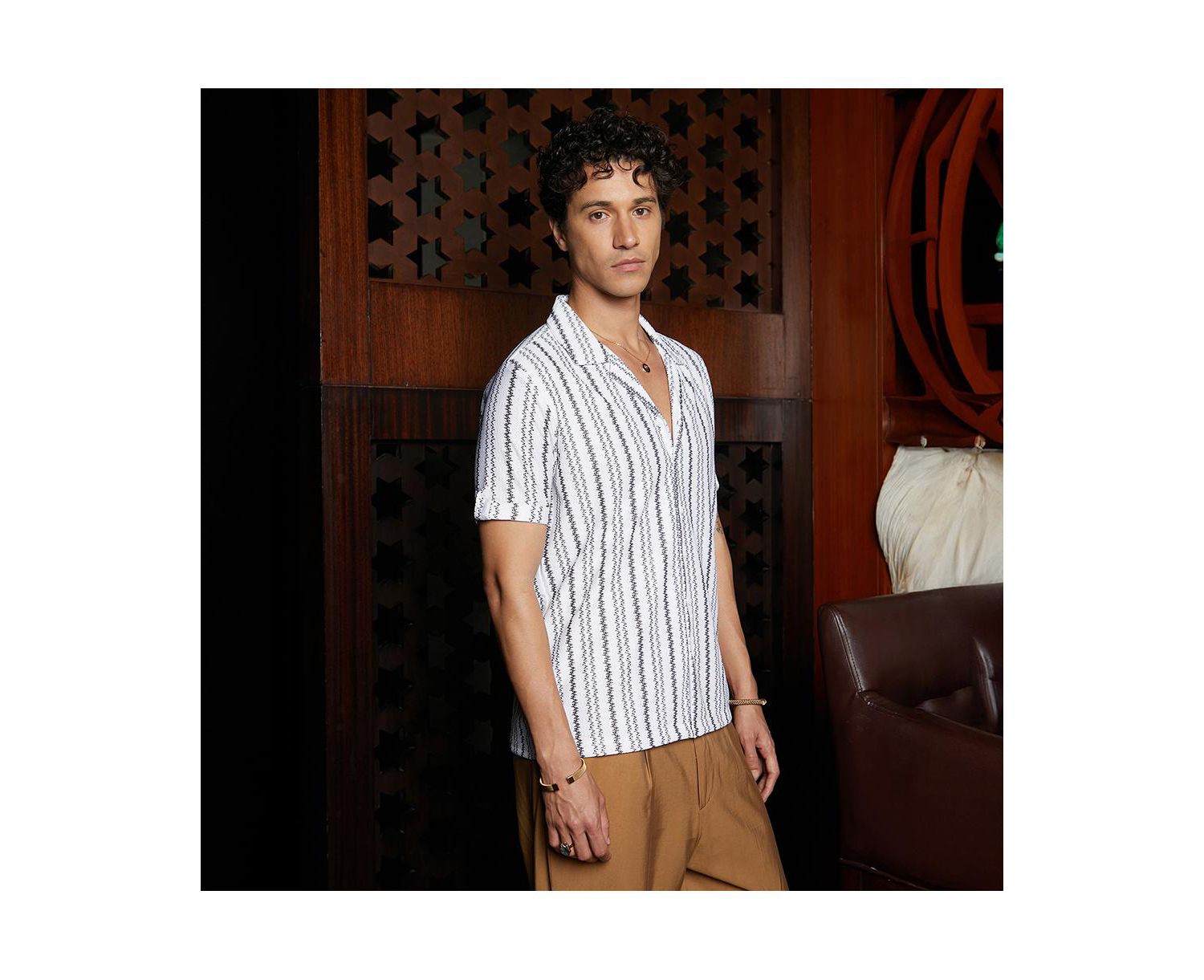Men's Wavelength-Knit Shirt