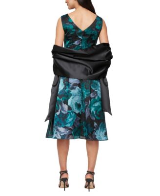 Women's Printed Midi Yoryu Sleeveless Dress