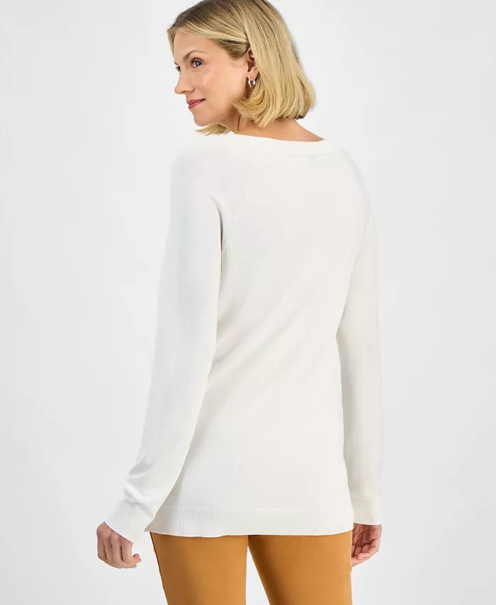 Women's Button-Trim Sweater - thumbnail 2