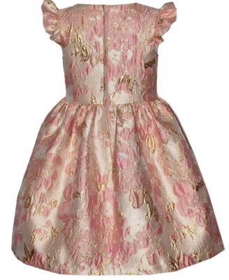 Little and Toddler Girls Jacquard Party Dress