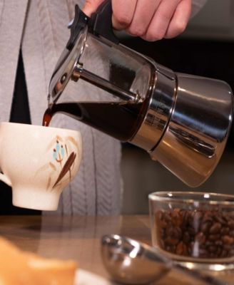 Stainless Steel 3-Cup Espresso Maker