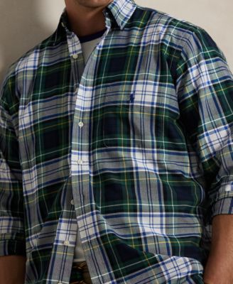 Men's Big & Tall Plaid Oxford Shirt