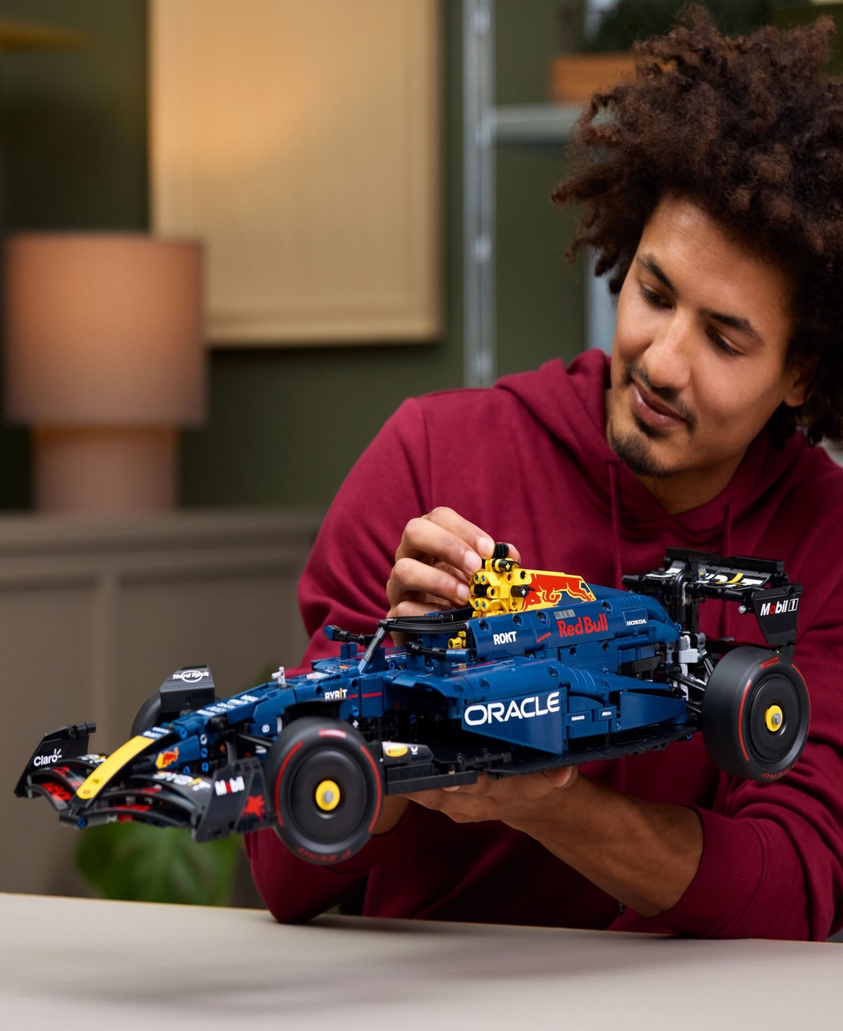 Lego Technic Oracle Red Bull Racing Rb20 F1 Car Model Kit For Adults 42206, 1639 Pieces In Blue