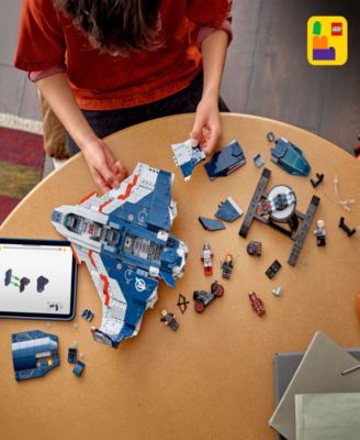 LEGO Marvel Avengers: Age of Ultron Quinjet 76325, 1131 Pieces