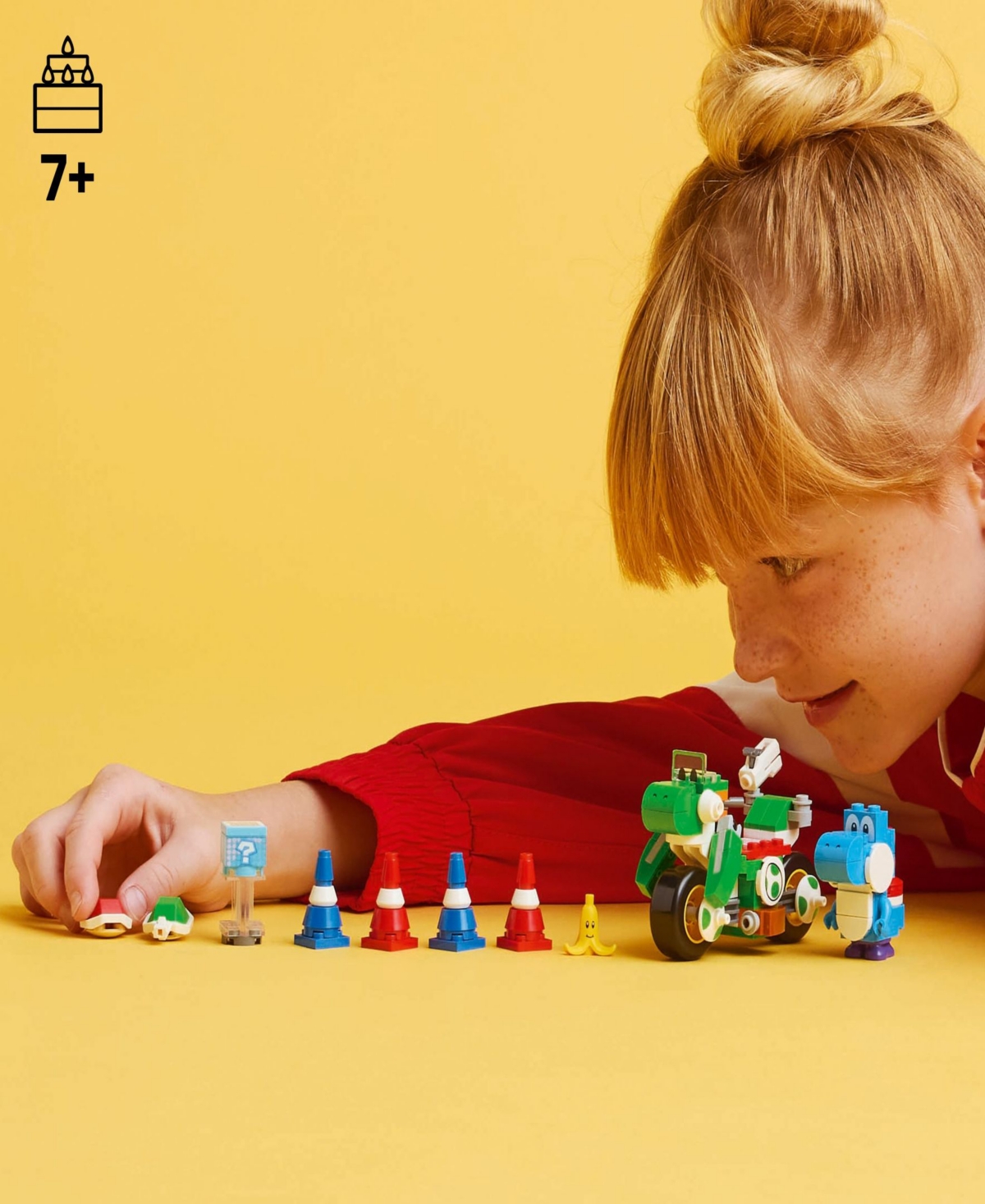 Lego Super Mario Kart Yoshi Bike Building Toy 72031, 133 Pieces