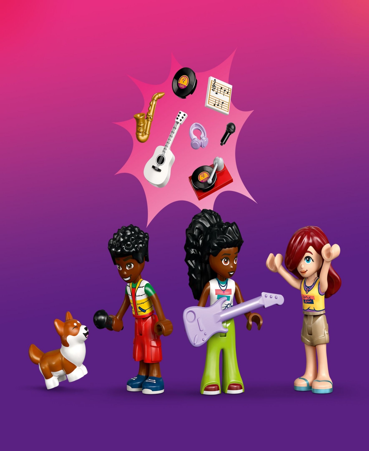 Lego Friends Music Store Apartment 42653 Toy Building Set, 483 Pieces In Multi