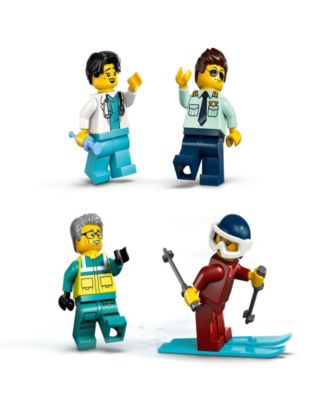 City Emergency Air Ambulance Airplane 60465 Toy Building Set, 403 Pieces