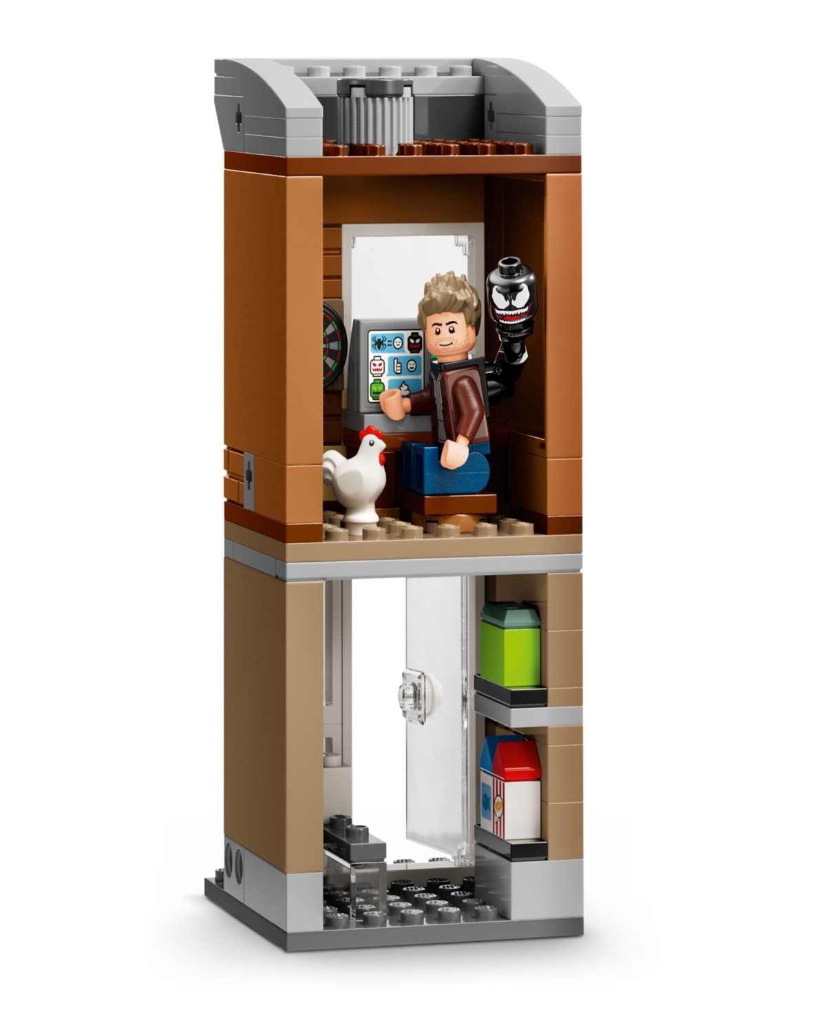 Lego Marvel Spider-man Vs. Oscorp Building Toy 76324, 808 Pieces In Multi