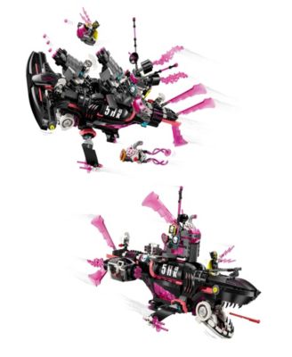 DREAMZzz Nightmare Shark Submarine 71500 Toy Building Set, 1413 Pieces