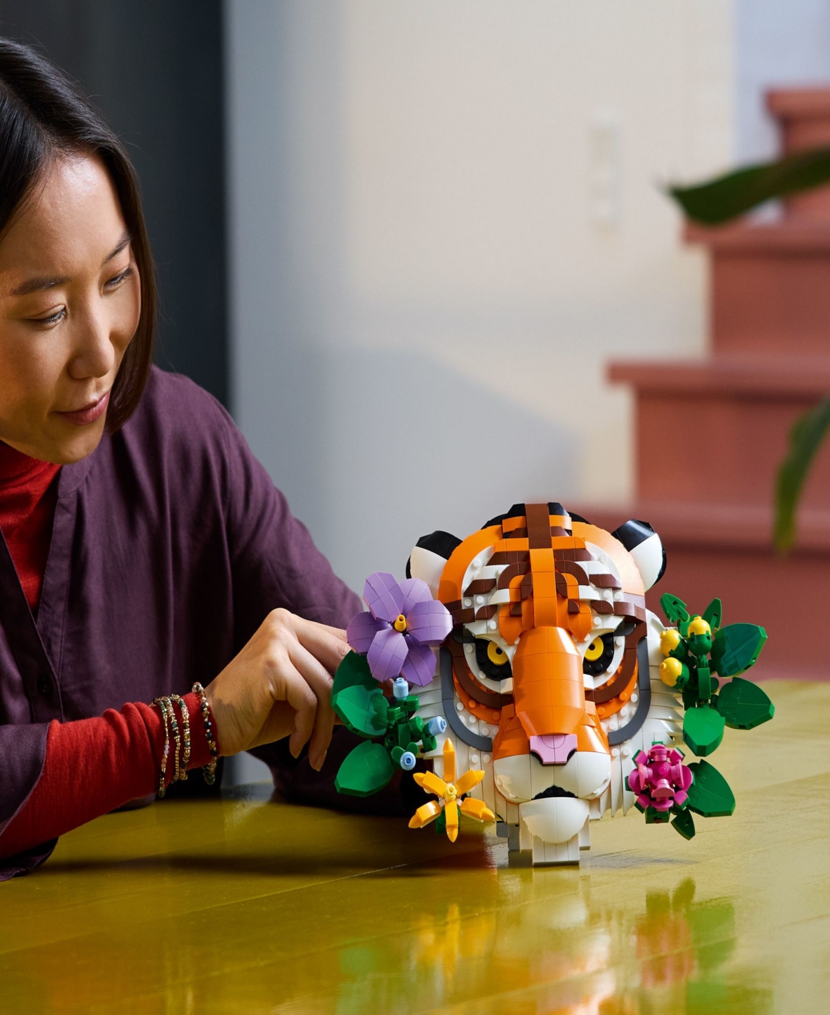 Lego Art The Fauna Collection Tiger 31217 Toy Building Set, 744 Pieces In Multi