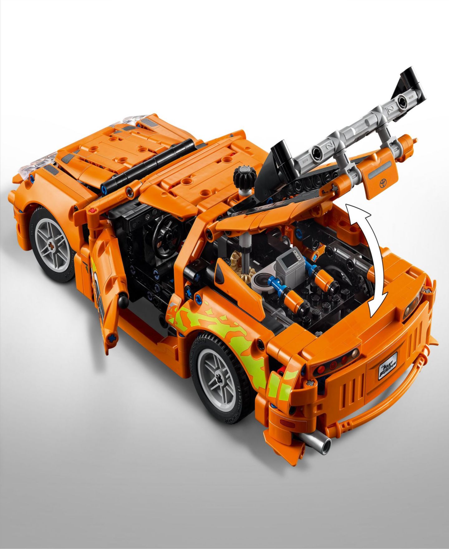 Детские конструкторы LEGO® Technic Fast and Furious Toyota Supra MK4 42204, 810 Pieces — фото 4