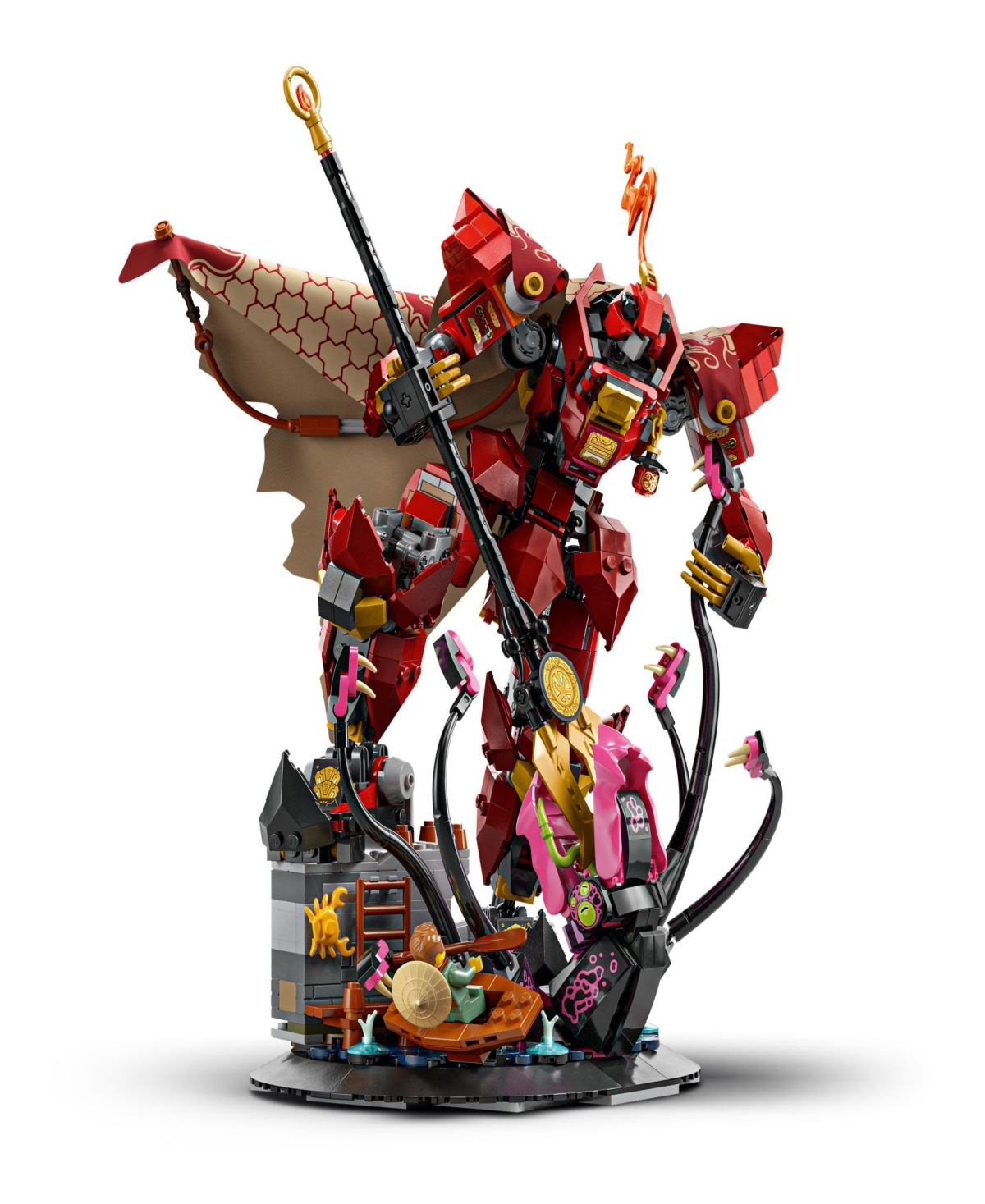 Lego Ninjago The Fire Knight Mech 71846 Toy Building Set, 996 Pieces In Multi