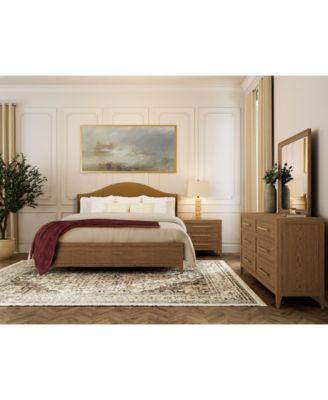 Furniture - Everleigh 3-Pc. King Bedroom Set (Bed, Dresser & Three Drawer Nightstand)