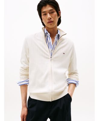 Men's Essential Zip-Thru Sweater