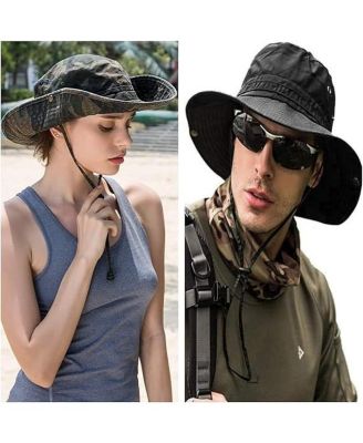 UV Protection Boonie Hat UPF 50+ Foldable Sun Hat for Hiking Fishing
