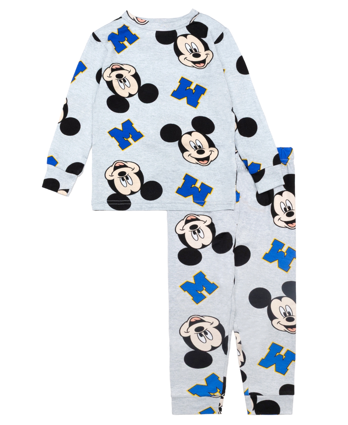 Ame Toddler Boys 2-piece Mickey Mouse Tight Fit Pajama Set In Multi