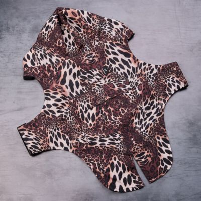 Natori Leopard Raincoat & Harness Set - S
