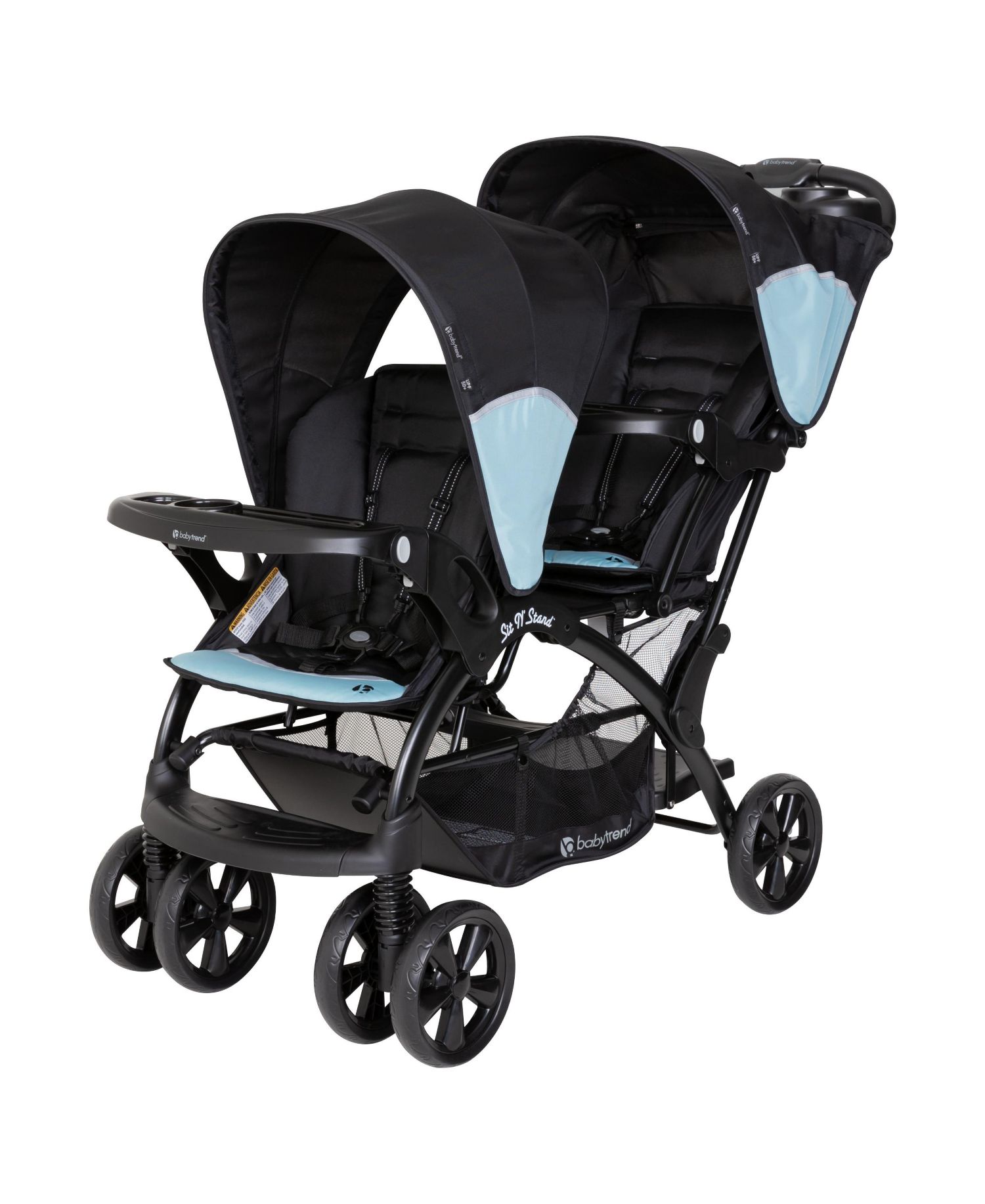 Baby Sit N Stand Double Stroller Desert Blue - Desert Blue