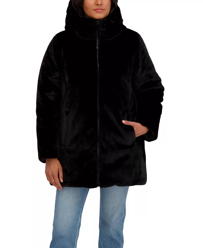 Women's 3/4 Reversible Puffer Jacket - thumbnail 7