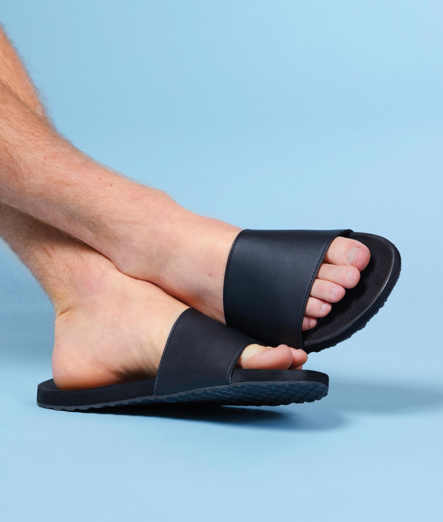 Сандалии Feelgoodz Unisex Banyan Rubber Spa/Shower Slide, цвет: Чёрный — фото 3