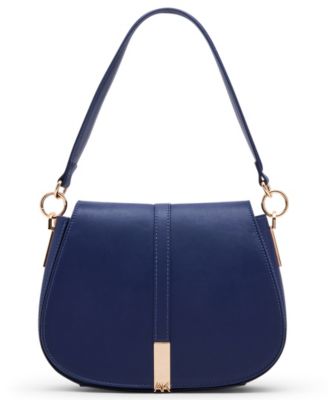 Convertible Strap Small Saddle Bag 
