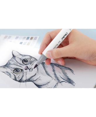 Honolulu 36ct Gray Tone Brush/Chisel Dual Tip Alcohol Markers Y30-80401-97