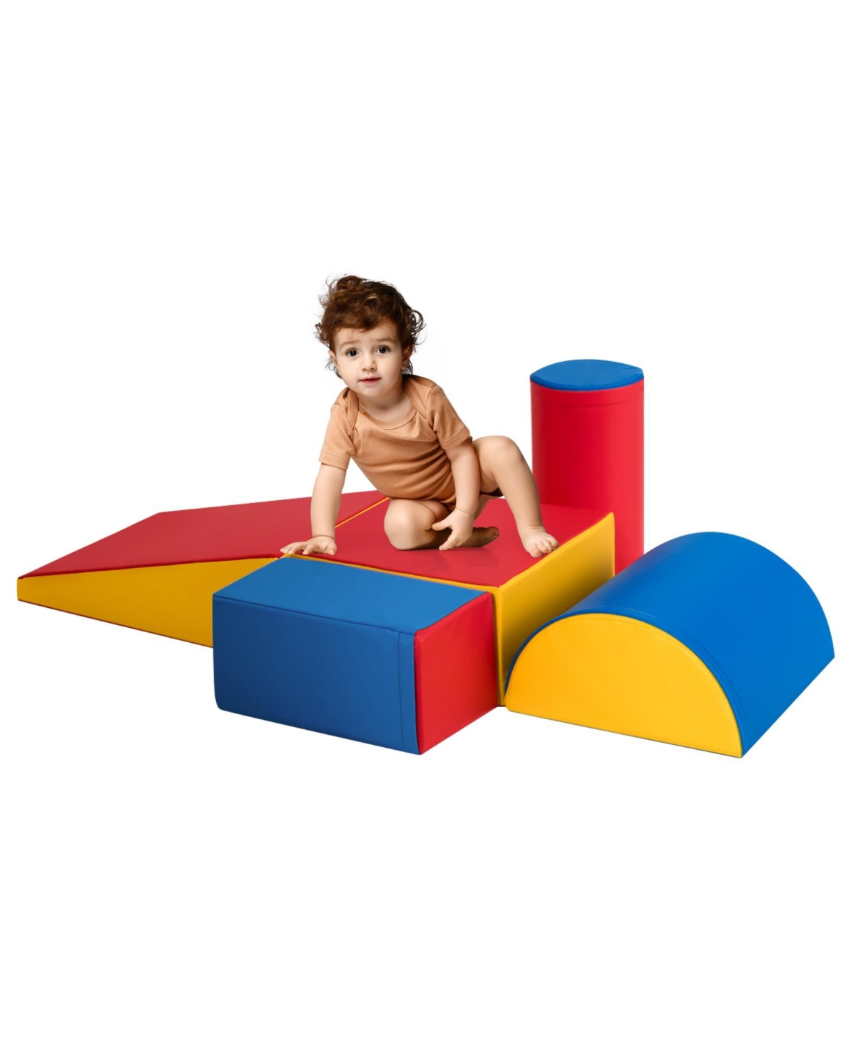 Akiudex 5-Piece Climb Activity Play Safe Foam Blocks