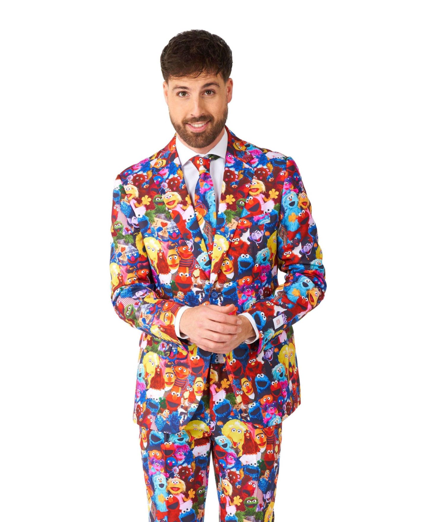 Мужской костюм OppoSuits Sesame Street узкого кроя, Multicolor, цвет: Miscellaneous — фото 6